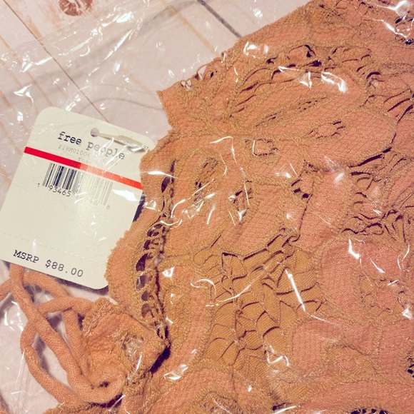 Free People One Adella Slip Pink Rose NWT - Picture 7 of 9